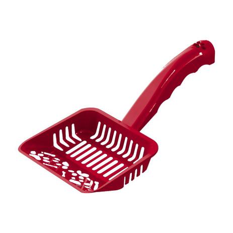 Pá Higiênica Furacão Pet - Vermelho Menor preço em Pá Higiênica Furacão Pet - Vermelho