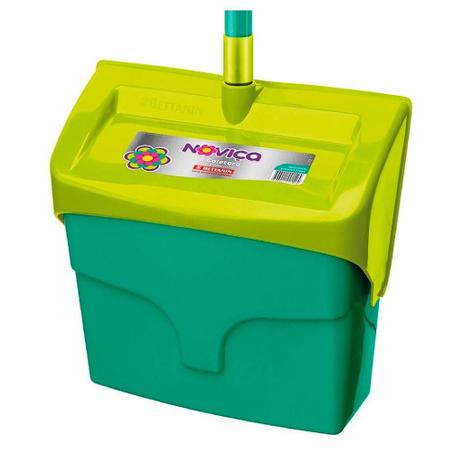 Pá p/ Lixo Plástico Noviça Coletora C/Cabo BT140 Bettanim Menor preço em Pá p/ Lixo Plástico Noviça Coletora C/Cabo BT140 Bettanim
