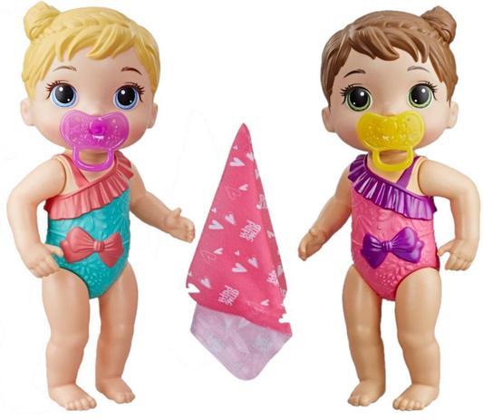 Pack Boneca Baby Alive Bebe Banhos Carinhosos Loira E Morena E8716 Hasbro Bonecas Magazine Luiza