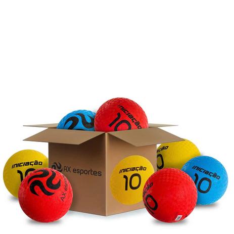 Pack c/ 10 Bolas de Iniciação AX Esportes Nº10 Menor preço em Pack c/ 10 Bolas de Iniciação AX Esportes Nº10
