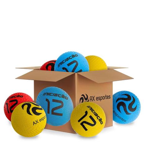 Pack c/ 10 Bolas de Iniciação AX Esportes Nº12 Menor preço em Pack c/ 10 Bolas de Iniciação AX Esportes Nº12