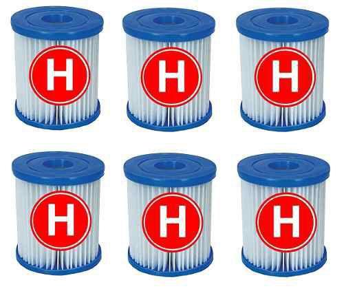 Pack Com 06 Unidades Cartucho Modelo H Refil Filtro Intex para Bomba Filtrante 1250 LH Menor preço em Pack Com 06 Unidades Cartucho Modelo H Refil Filtro Intex para Bomba Filtrante 1250 LH