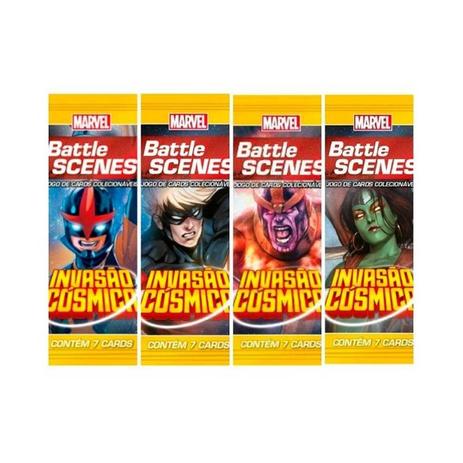 Pack de cartas Marvel Battle Scenes: Invasão Cósmica em português Menor preço em Pack de cartas Marvel Battle Scenes: Invasão Cósmica em português