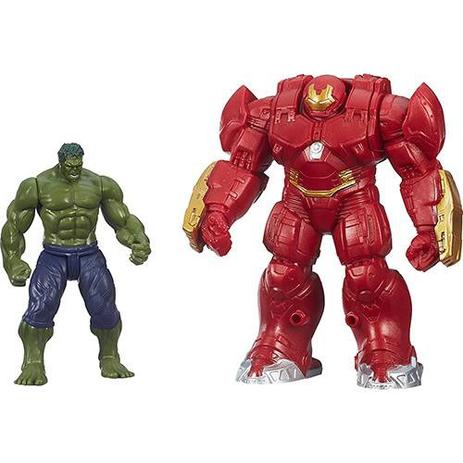 Pack Mini Boneco Hulk e Hulkbuster Avengers B1500 / B0448 - Hasbro Menor preço em Pack Mini Boneco Hulk e Hulkbuster Avengers B1500 / B0448 - Hasbro