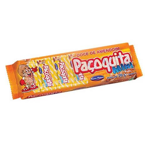 Paçoca Rolha Mini Paçoquita Embalada c/14 - Santa Helena Menor preço em Paçoca Rolha Mini Paçoquita Embalada c/14 - Santa Helena