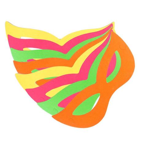 Pacote Com 500 Máscaras Holográficas Gatinha Coloridas - Aluá festas Menor preço em Pacote Com 500 Máscaras Holográficas Gatinha Coloridas - Aluá festas