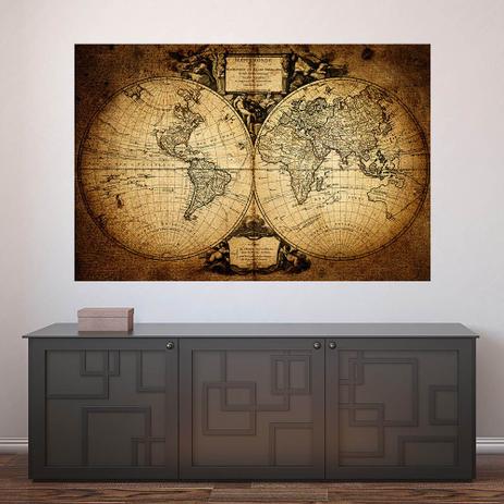 Painel Adesivo de Parede - Mapa Mundi Vintage - 423png - Allodi Menor preço em Painel Adesivo de Parede - Mapa Mundi Vintage - 423png - Allodi