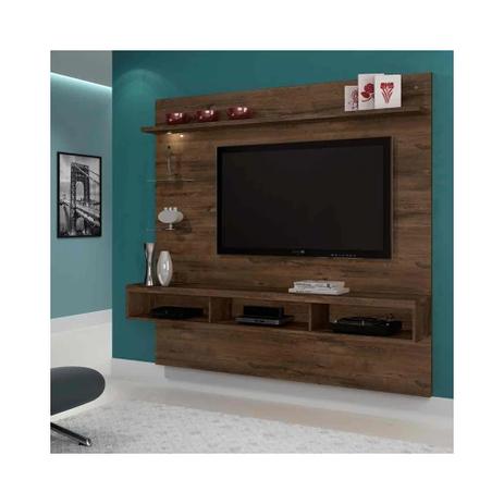 Painel Amazonas para TV até 60Pol Candian Cacau - JCM Movelaria - Jcm móveis Menor preço em Painel Amazonas para TV até 60Pol Candian Cacau - JCM Movelaria - Jcm móveis