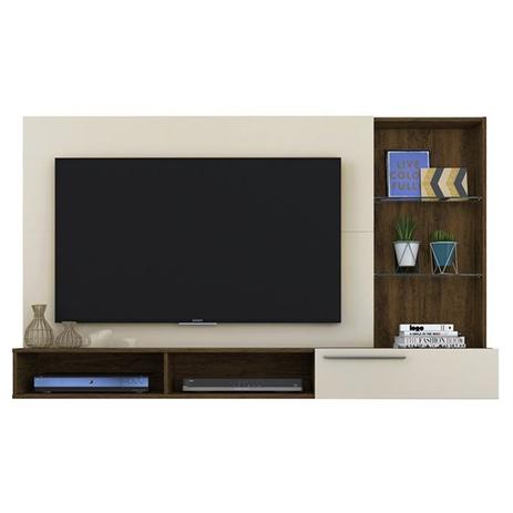 Painel Bancada Suspensa Para TV 55 Polegadas Ayla Off White Savana Madetec Menor preço em Painel Bancada Suspensa Para TV 55 Polegadas Ayla Off White Savana Madetec