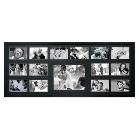 Painel Bee Collection 14 Fotos 10x15cm e 1 Foto 20x25cm  43x103cm Preto Kapos é boa?