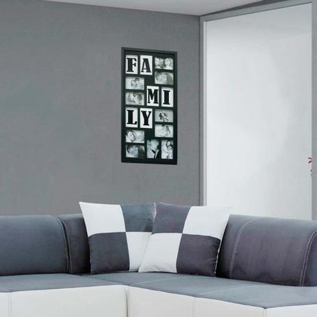 Painel Bee Collection Words Family 10 Fotos 10x15cm Preto Kapos Menor preço em Painel Bee Collection Words Family 10 Fotos 10x15cm Preto Kapos