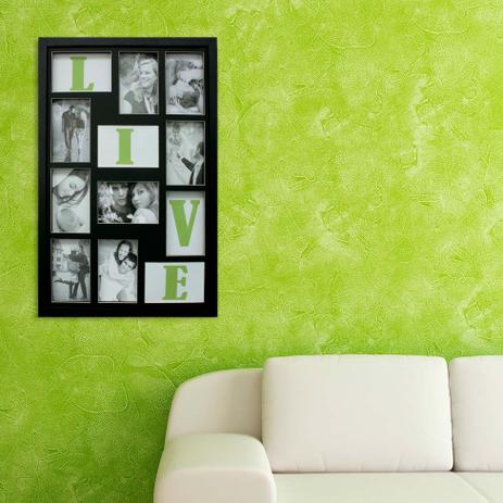 Painel Bee Collection Words Live 8 Fotos 10x15cm Preto Kapos Menor preço em Painel Bee Collection Words Live 8 Fotos 10x15cm Preto Kapos