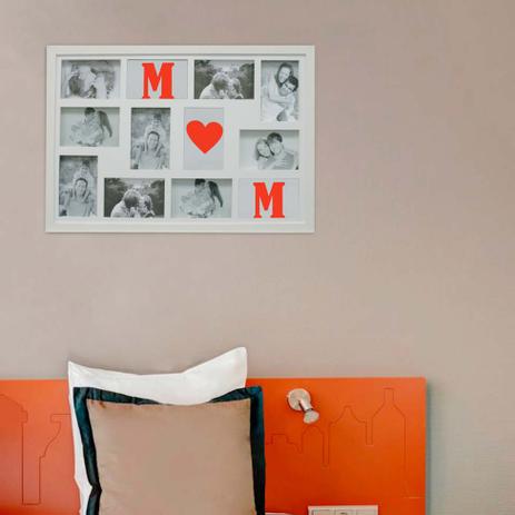 Painel Bee Collection Words Mom 9 Fotos 10x15cm Branco Kapos Menor preço em Painel Bee Collection Words Mom 9 Fotos 10x15cm Branco Kapos