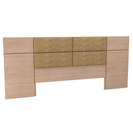 Painel Cabeceira Cama de Casal c/ Estofado  TW162 Dalla Costa Natural/Chenille Marrom é boa?