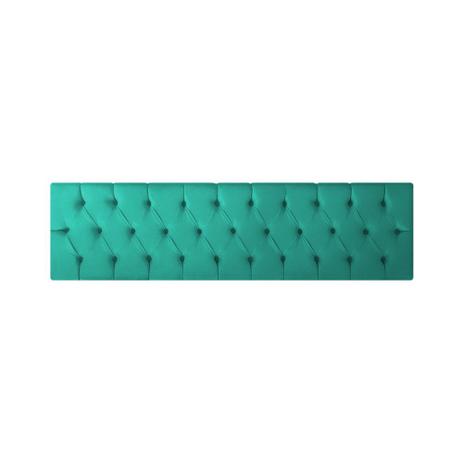 Painel Cabeceira para Cama Box Mônaco King 195 cm Suede Azul Tiffany - Mobília decor é boa?