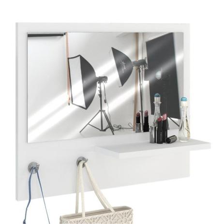 Painel Decorativo com Espelho Trend Branco - Estilare Menor preço em Painel Decorativo com Espelho Trend Branco - Estilare