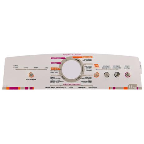Menor preço em Painel Decorativo Compatível Lavadora BWL11A 11kg 326064461-CP0965 - Brastemp