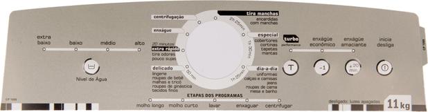 Painel Decorativo Compatível Lavadora BWL11A Inox 11 Kg W10270465-CP1066 - Brastemp Menor preço em Painel Decorativo Compatível Lavadora BWL11A Inox 11 Kg W10270465-CP1066 - Brastemp