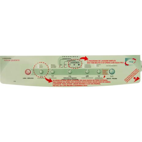 Menor preço em Painel Decorativo Compatível Lavadora BWQ07A 326025138-CP0562 - Brastemp
