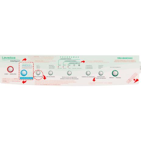 Menor preço em Painel Decorativo Compatível Lavadora BWT22BWQ22D Tira Mancha 5kg 326013040-CP0558 - Brastemp