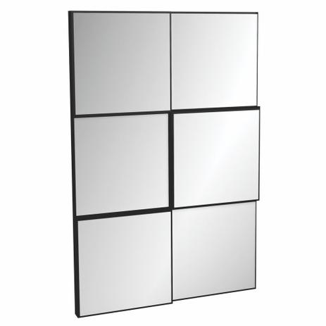 Painel Decorativo Quadriculado Espelhado 50x75cm TB85 Dalla Costa Menor preço em Painel Decorativo Quadriculado Espelhado 50x75cm TB85 Dalla Costa