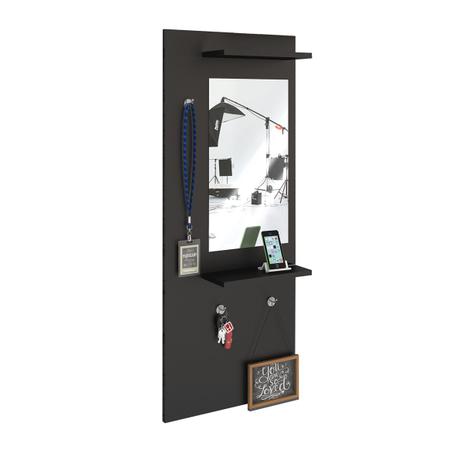 Painel Decorativo Style Preto Com Espelho BR22_PR Estilare Menor preço em Painel Decorativo Style Preto Com Espelho BR22_PR Estilare