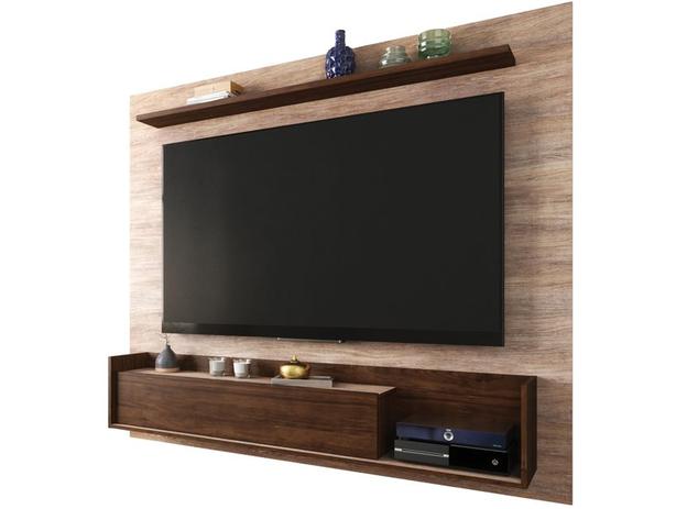 Painel Home Caemmun Kazan para TV de até 65” - Carvalho/Wengue Menor preço em Painel Home Caemmun Kazan para TV de até 65” - Carvalho/Wengue