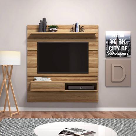 Painel Home Suspenso p/ Tv 65” Santorini DJ Móveis Teka TX - Dj moveis Menor preço em Painel Home Suspenso p/ Tv 65” Santorini DJ Móveis Teka TX - Dj moveis