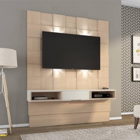 Painel Home Suspenso p/ TV até 55” com LED TB125L Dalla Costa Natural/Offwhite é boa?
