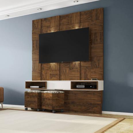 Painel Home Suspenso p/ TV até 55” com LED TB125L Dalla Costa Nobre/Offwhite é boa?