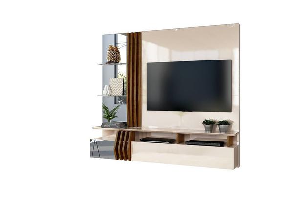 Painel Home Suspenso para TV 55” Bello Off White/ Demolição 100 MDF Dj Móveis é boa?