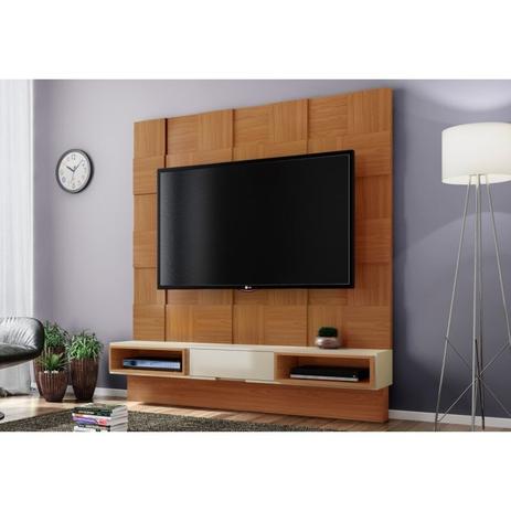 Painel Home Suspenso para TV TB125 Freijó/Off White - Dalla Costa Menor preço em Painel Home Suspenso para TV TB125 Freijó/Off White - Dalla Costa