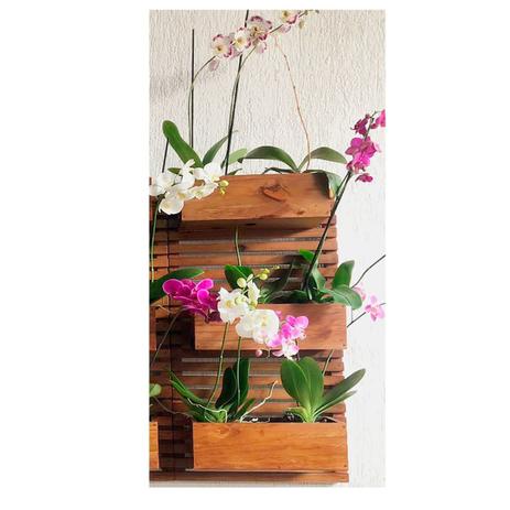 Painél Horta Jardim Vertical Floreira 68x35 Cm - Av rustic Menor preço em Painél Horta Jardim Vertical Floreira 68x35 Cm - Av rustic