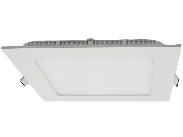 Painel LED de Embutir 12W Luz Amarela - Ecoforce 17126