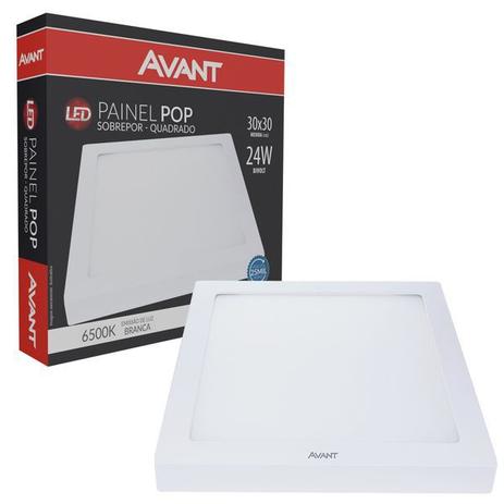 Painel Led Plafon Sobrepor 24w Quadrado 6500K Branca Fria - Avant é boa?