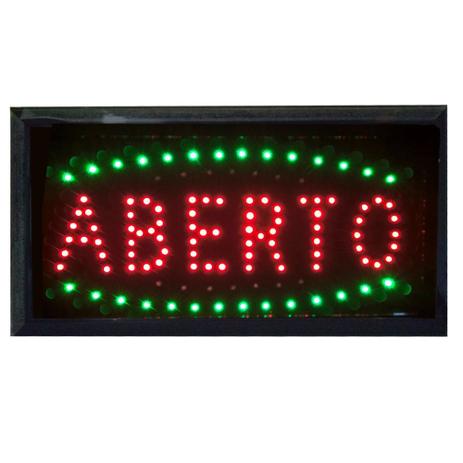 Painel Letreiro Luminoso de Led Aberto Le-2001 Lelong Comércio Pisca Led Menor preço em Painel Letreiro Luminoso de Led Aberto Le-2001 Lelong Comércio Pisca Led