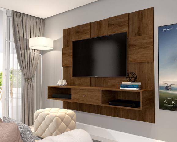 Painel Luxo JB 5025 para Tv até 55 polegadas Canela - Jb bechara Menor preço em Painel Luxo JB 5025 para Tv até 55 polegadas Canela - Jb bechara