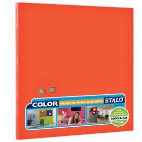 Painel Mural Metalico Laranja Para Fotos Recados Afins 53x53 cm - Stalo Menor preço em Painel Mural Metalico Laranja Para Fotos Recados Afins 53x53 cm - Stalo