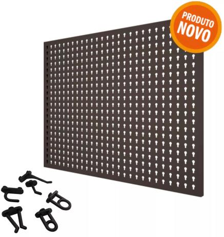 Painel para ferramentas + Ganchos plásticos 725 x 575 - Presto Menor preço em Painel para ferramentas + Ganchos plásticos 725 x 575 - Presto
