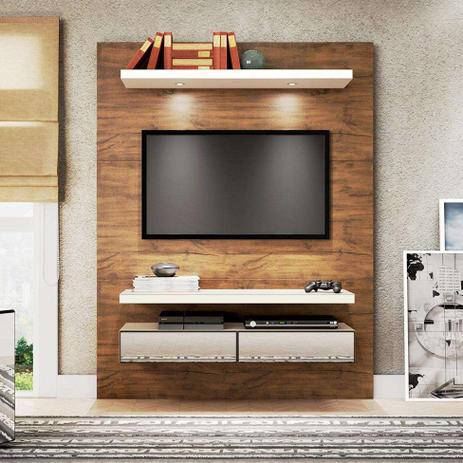 Painel para TV 60 Polegadas Thor Nobre e Off White 140 cm - Dalla costa Menor preço em Painel para TV 60 Polegadas Thor Nobre e Off White 140 cm - Dalla costa