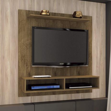 Painel para TV até 42 Polegadas 2 Nichos Lexus Siena Móveis Madeira Rústica Menor preço em Painel para TV até 42 Polegadas 2 Nichos Lexus Siena Móveis Madeira Rústica