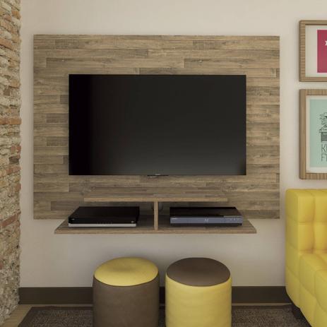 Painel para TV até 42 polegadas 2 Prateleiras Jet Plus Artely Rústico Menor preço em Painel para TV até 42 polegadas 2 Prateleiras Jet Plus Artely Rústico