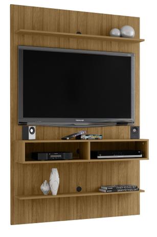 Painel para Tv Até 47 Polegadas 2 Nichos Vega Cinamomo - Moveis Bechara - Móveis bechara Menor preço em Painel para Tv Até 47 Polegadas 2 Nichos Vega Cinamomo - Moveis Bechara - Móveis bechara
