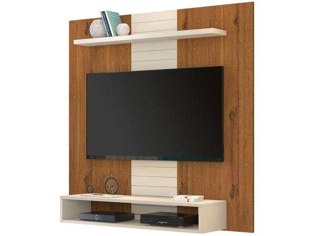 Painel para TV até 47” Smart 2 Prateleiras - Dj Móveis Menor preço em Painel para TV até 47” Smart 2 Prateleiras - Dj Móveis
