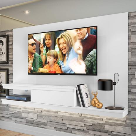 Painel para TV até 50 Polegadas 1 Gaveta KD1601 Home Quiditá Branco Menor preço em Painel para TV até 50 Polegadas 1 Gaveta KD1601 Home Quiditá Branco
