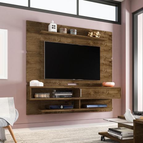 Painel para TV até 65 Polegadas Búzios Flex Color Madeira Rústica e Madeira 3D - Móveis bechara Menor preço em Painel para TV até 65 Polegadas Búzios Flex Color Madeira Rústica e Madeira 3D - Móveis bechara