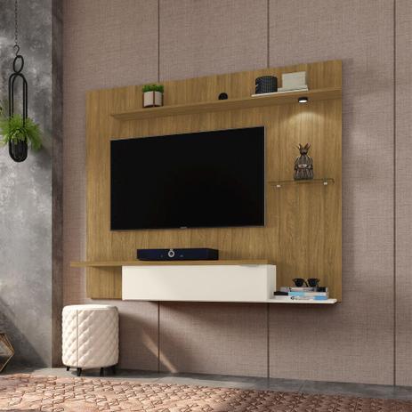 Painel para TV de até 55 Polegadas Sala Ubatuba - Moveis bechara Menor preço em Painel para TV de até 55 Polegadas Sala Ubatuba - Moveis bechara