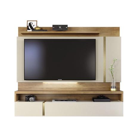 Painel para TV de Até 60 Vizio Buriti/Off-White - Caemmun - Caemmun movelaria Menor preço em Painel para TV de Até 60 Vizio Buriti/Off-White - Caemmun - Caemmun movelaria