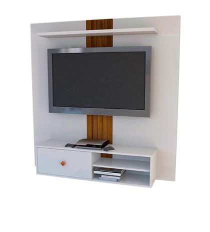 Painel para TV JB 5024 Luxo Branco com Canela - Móveis JB Bechara Menor preço em Painel para TV JB 5024 Luxo Branco com Canela - Móveis JB Bechara