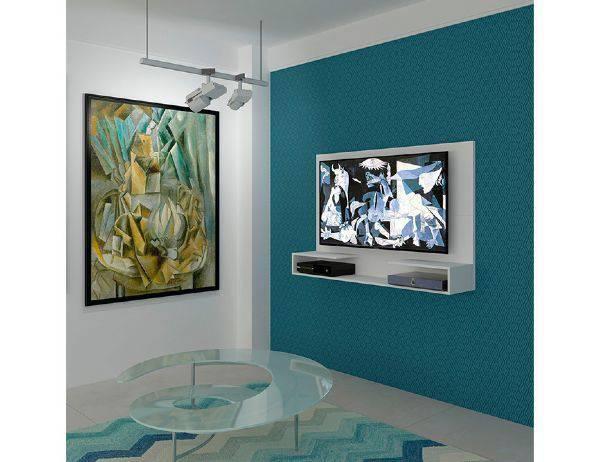Painel para TV Multivisão Picasso, Branco Menor preço em Painel para TV Multivisão Picasso, Branco